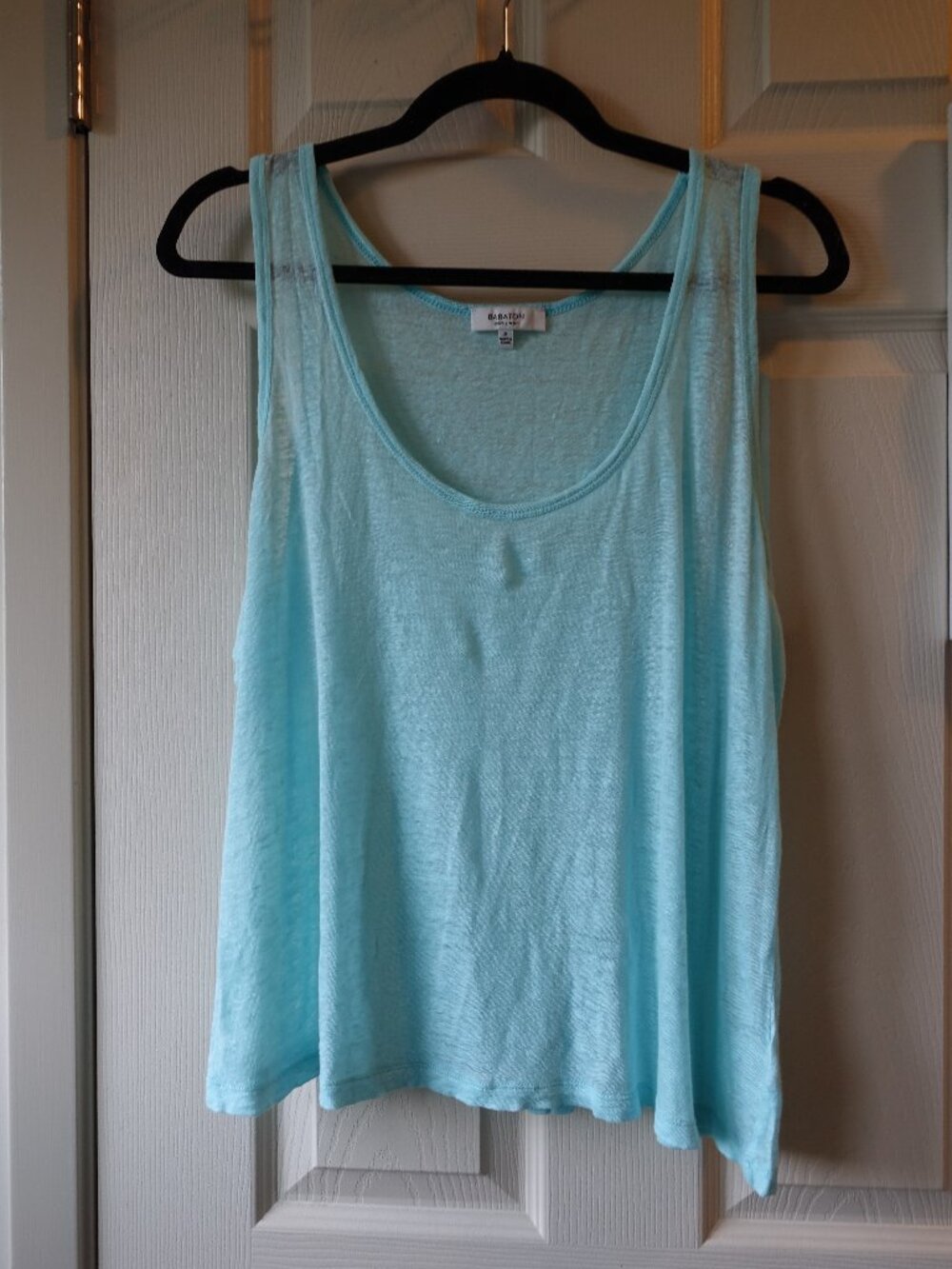 BABATON Aritzia Light Blue Scoop Neck Tank Top